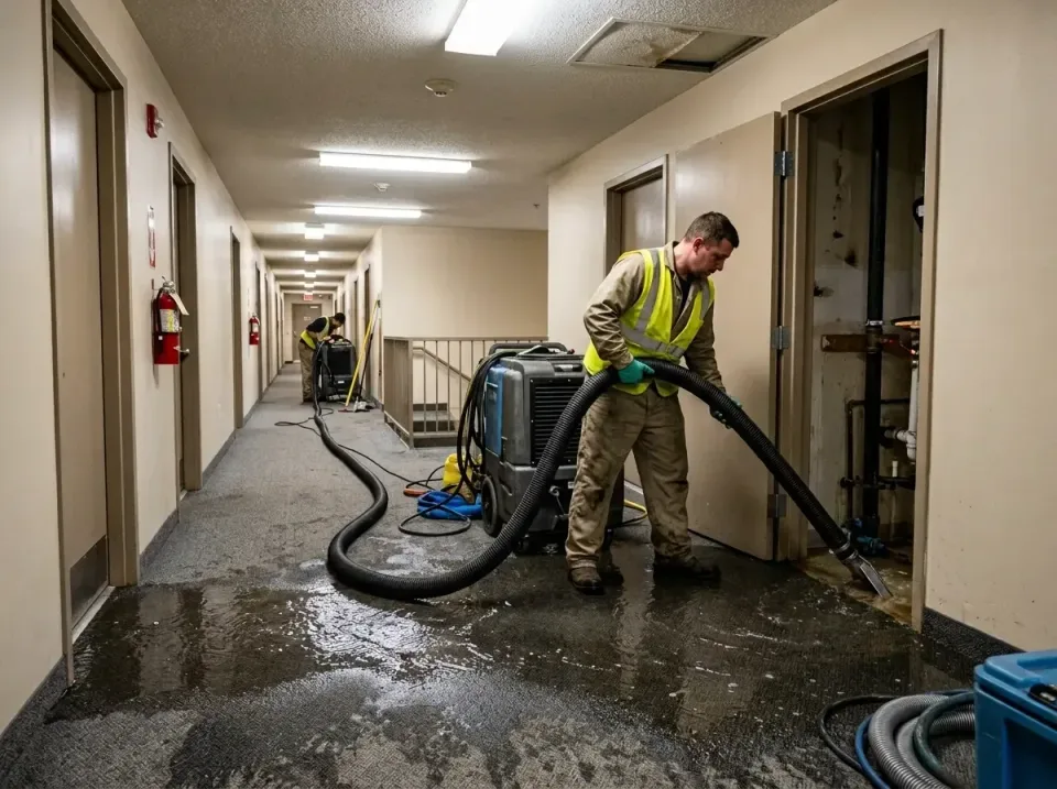 multi-unit-apartment-hallway-f-005 — frequently asked questions, Emergency Burst Pipe Water Extraction & Removal in Hicksvil…